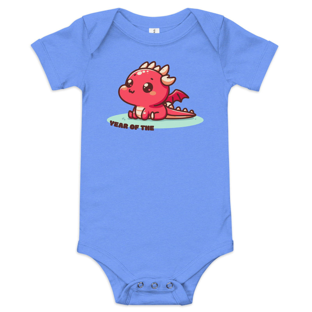 Year of the Dragon Baby short sleeve one piece - Popstar Panda - 