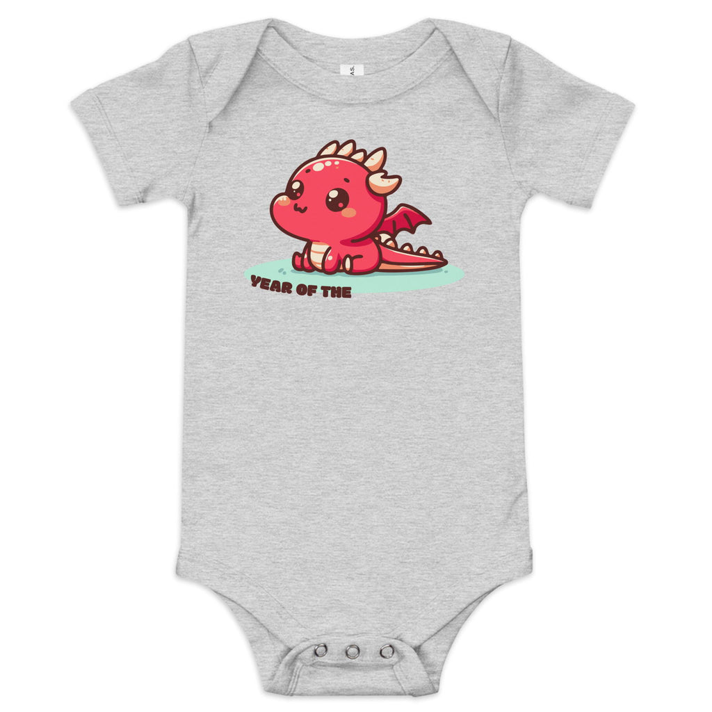 Year of the Dragon Baby short sleeve one piece - Popstar Panda - 