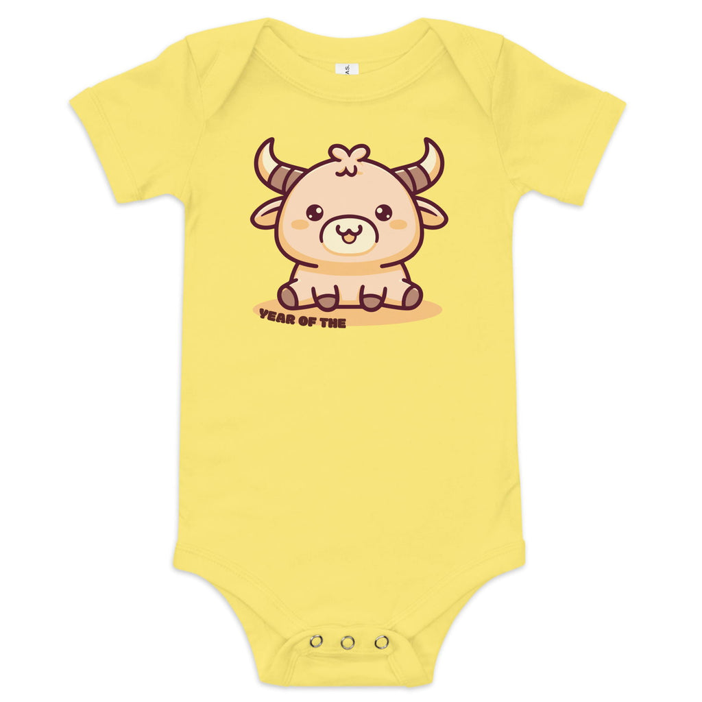 Year of the Ox Baby short sleeve one piece - Popstar Panda - 