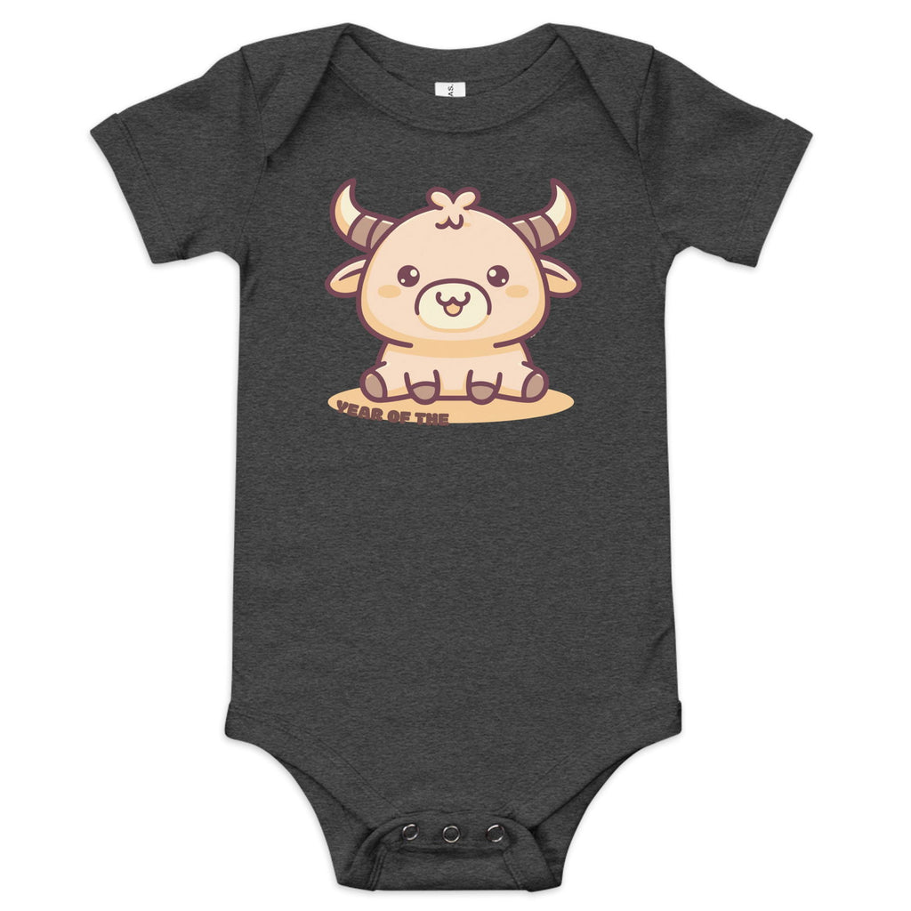 Year of the Ox Baby short sleeve one piece - Popstar Panda - 