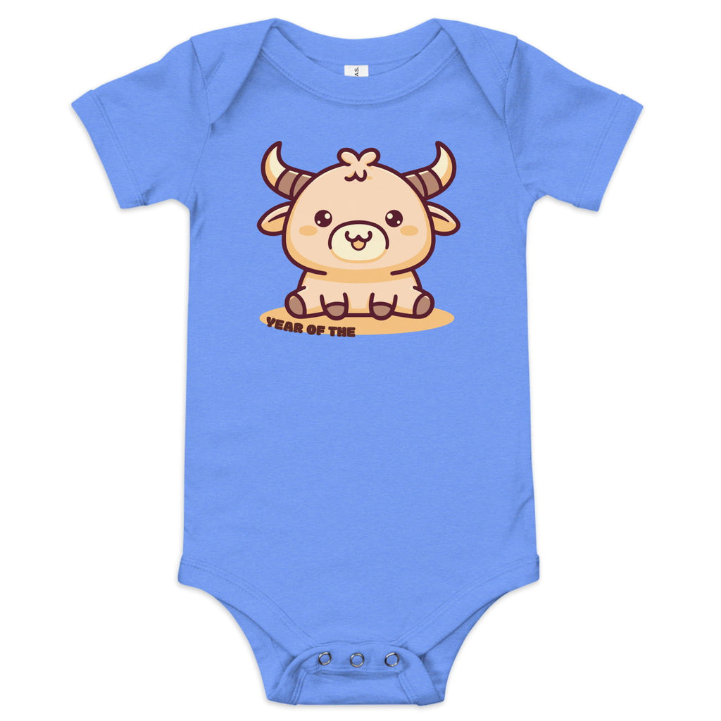 Year of the Ox Baby short sleeve one piece - Popstar Panda - 