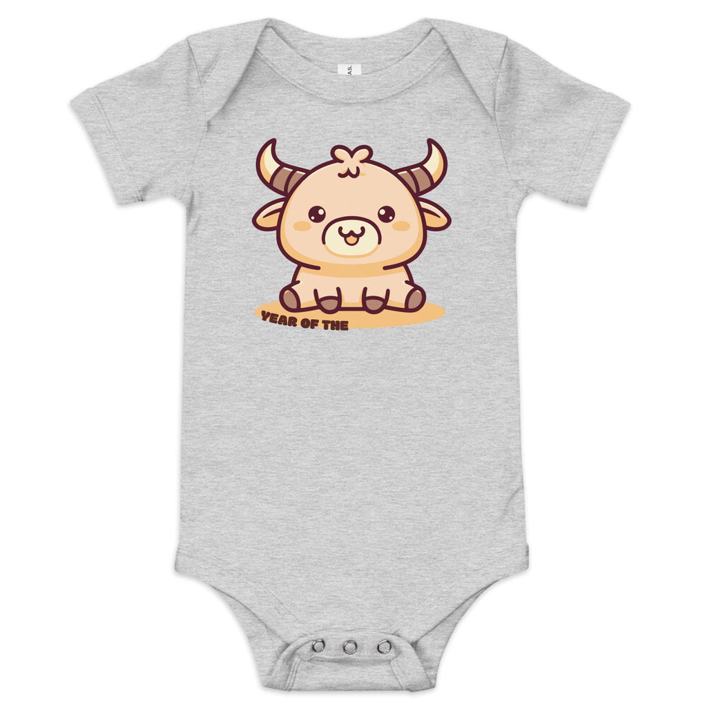 Year of the Ox Baby short sleeve one piece - Popstar Panda - 