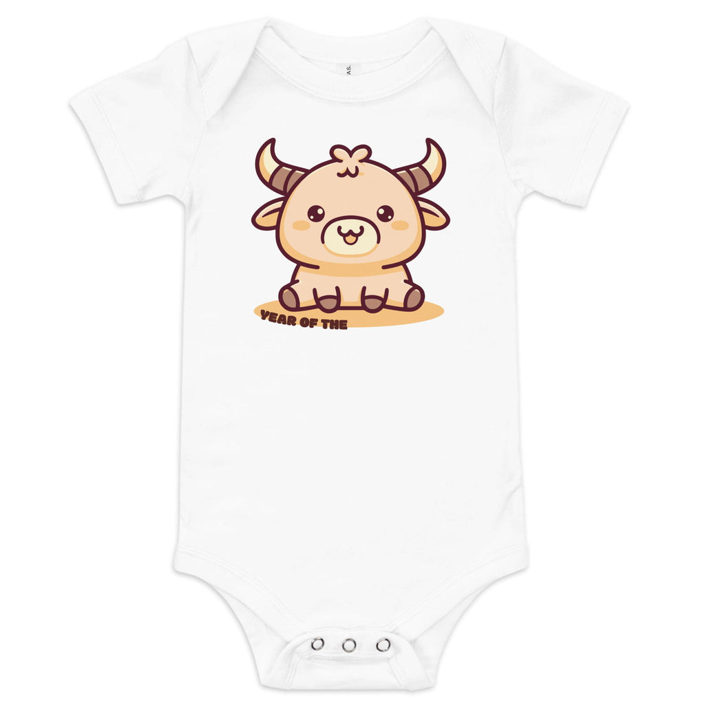 Year of the Ox Baby short sleeve one piece - Popstar Panda - 