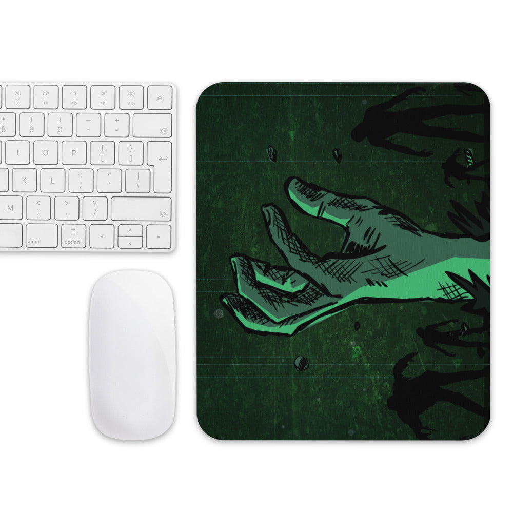 Zombie Hand Mouse Pad - Popstar Panda