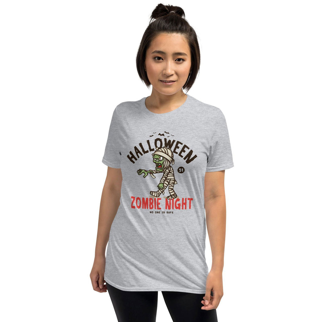 Zombie Night Halloween Short-Sleeve Unisex T-Shirt - Popstar Panda