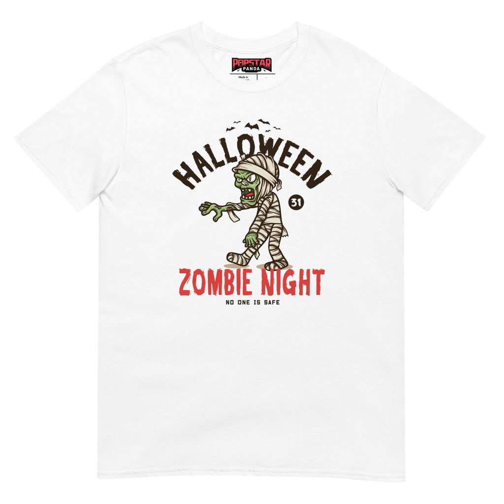 Zombie Night Halloween Short-Sleeve Unisex T-Shirt - Popstar Panda