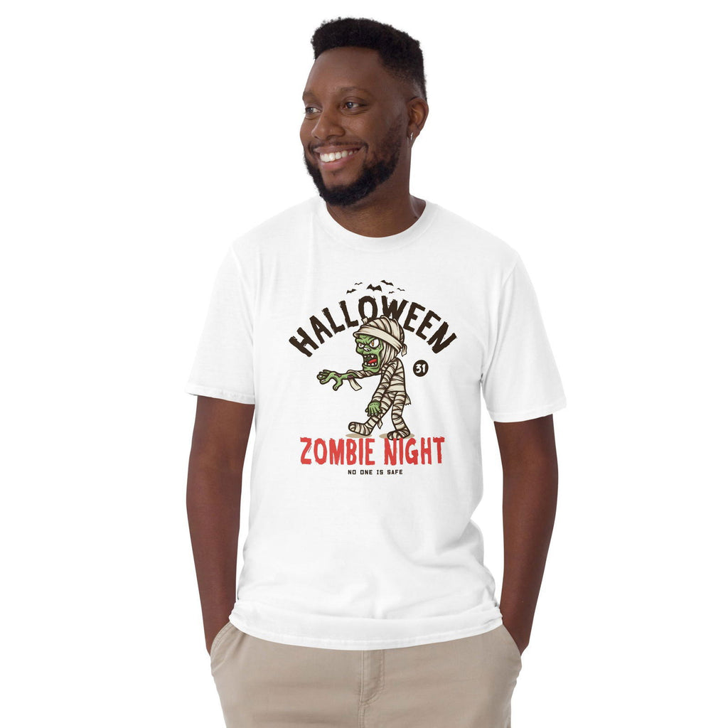 Zombie Night Halloween Short-Sleeve Unisex T-Shirt - Popstar Panda
