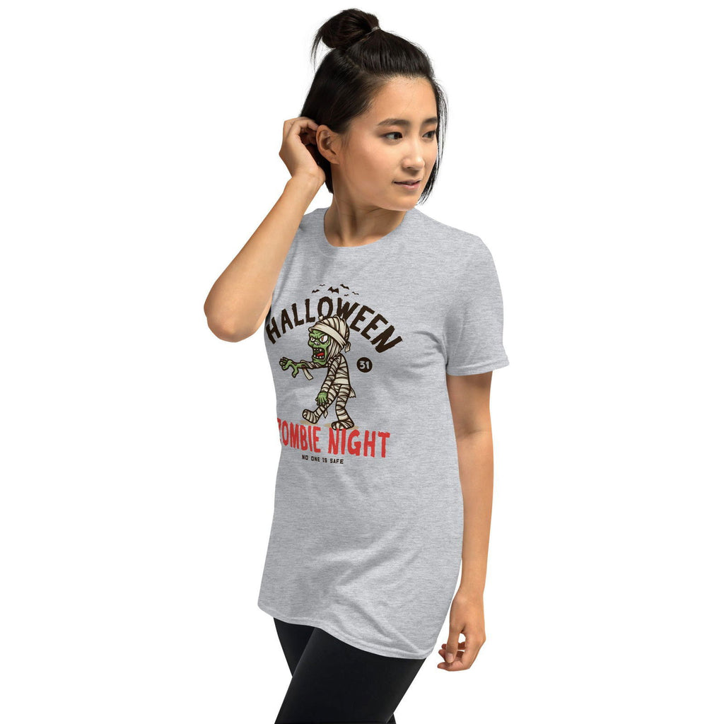 Zombie Night Halloween Short-Sleeve Unisex T-Shirt - Popstar Panda