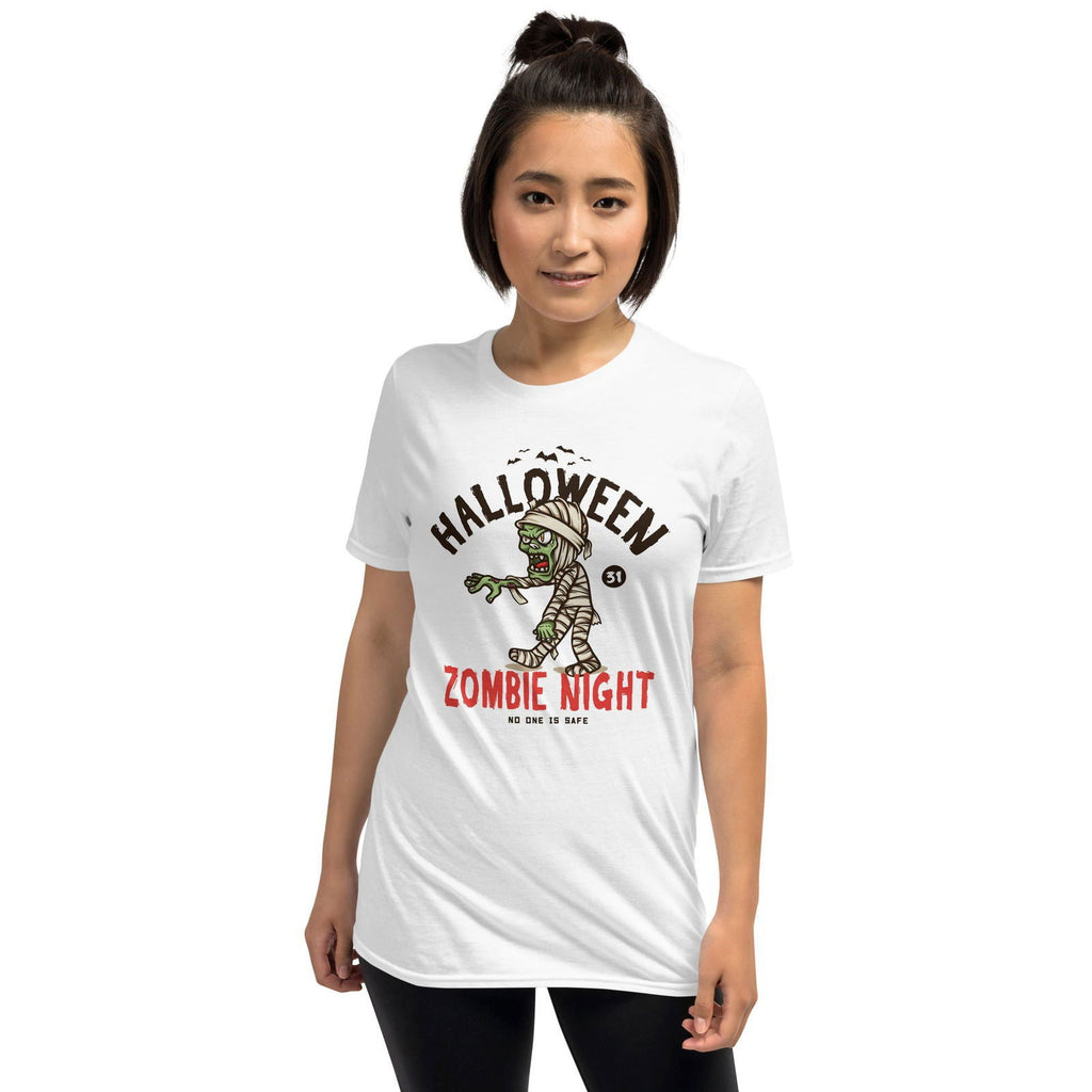 Zombie Night Halloween Short-Sleeve Unisex T-Shirt - Popstar Panda